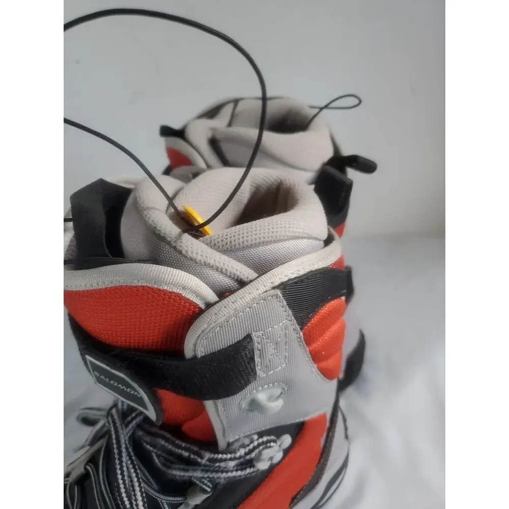 Salomon Ivy Auto Fit Snowboarding Boots Red Gray Black Women's Size 4.5